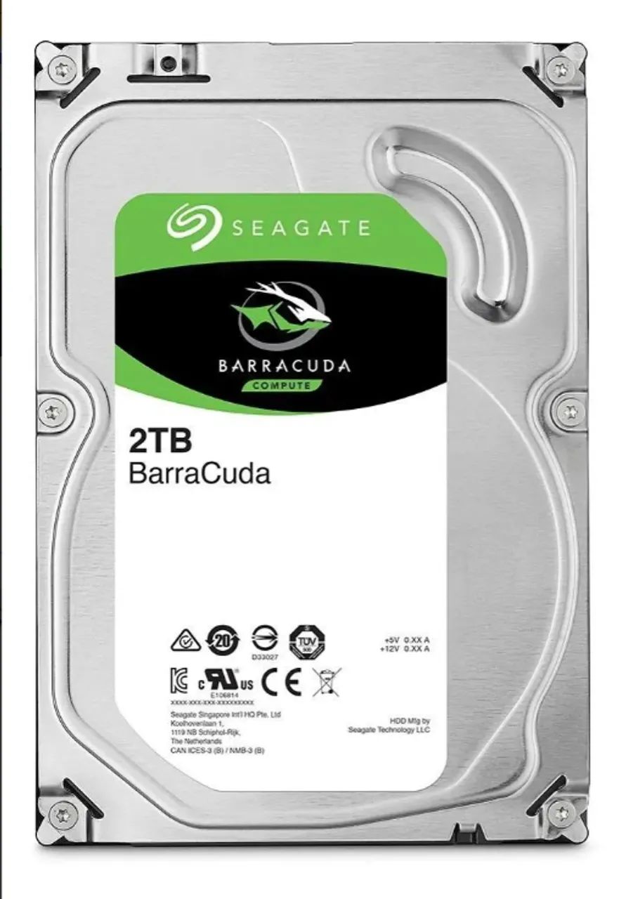 HD 2TB SEAGATE BARRACUDA - 100%