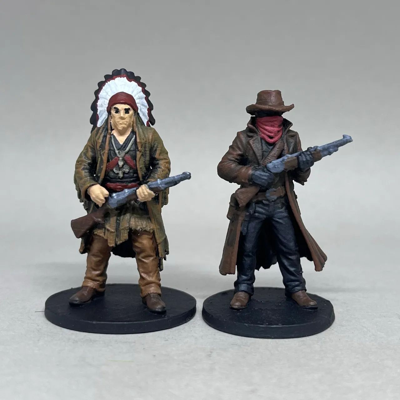 Kit 6 Miniaturas Personagens Faroeste Impressão 3D - Foto 3