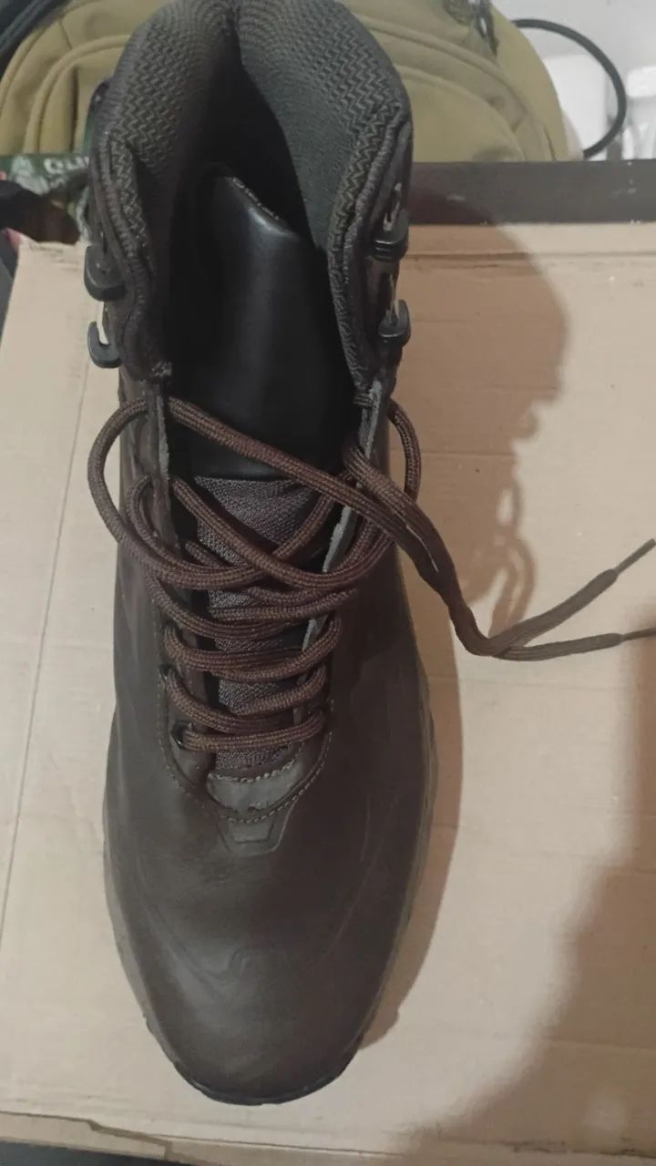 Bota TREKKING Thor Bootpillar Tamanho 46 café - couro Legítimo - Foto 4