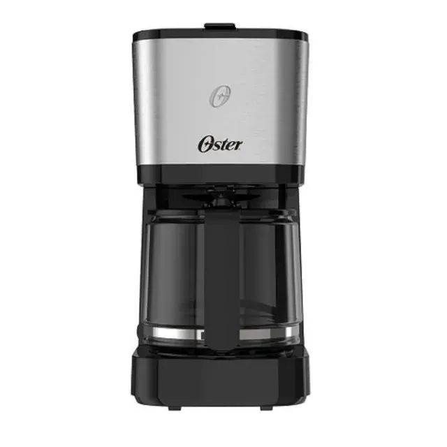 Cafeteira Oster Inox, 1,2L, 110V, Preto/Inox, 750W - Foto 2