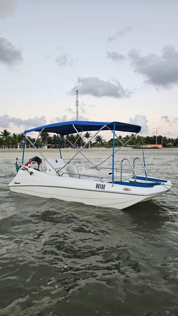 BARCO LANCHA SPORT FISH FIBRASMAR 14 PÉS 2013 (SUPER CONSERVADA)