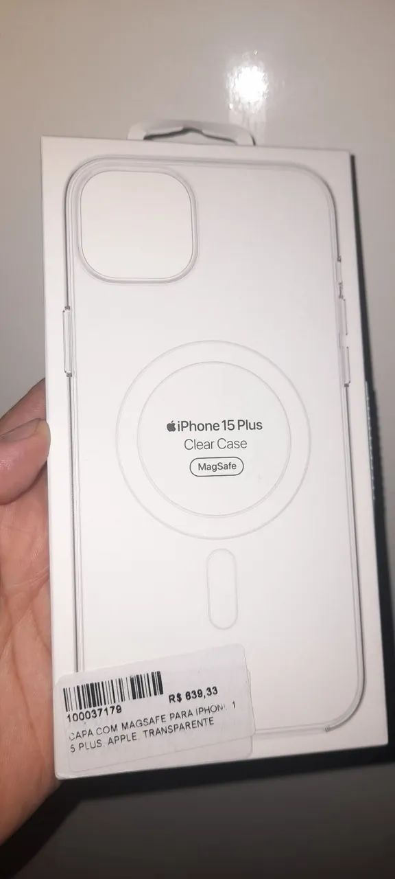 Capa original apple iphone 15 plus