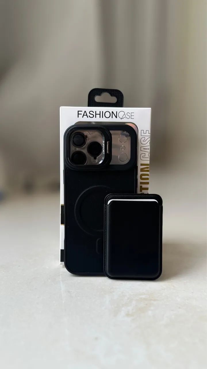 Case couro porta cartão | IPhone 17 Pro Max