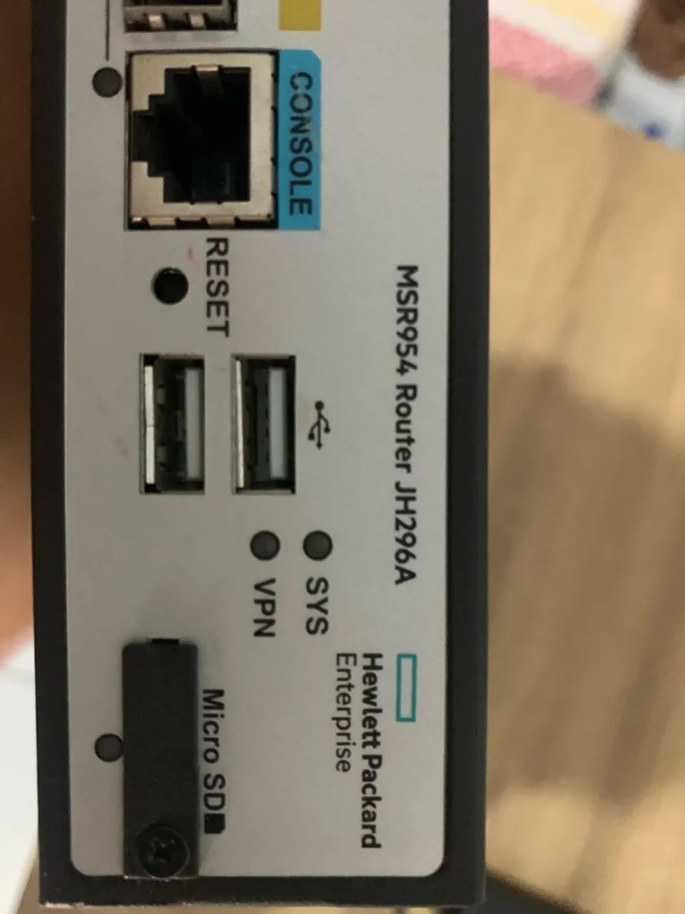 HPE MSR954 Router JH296A 
