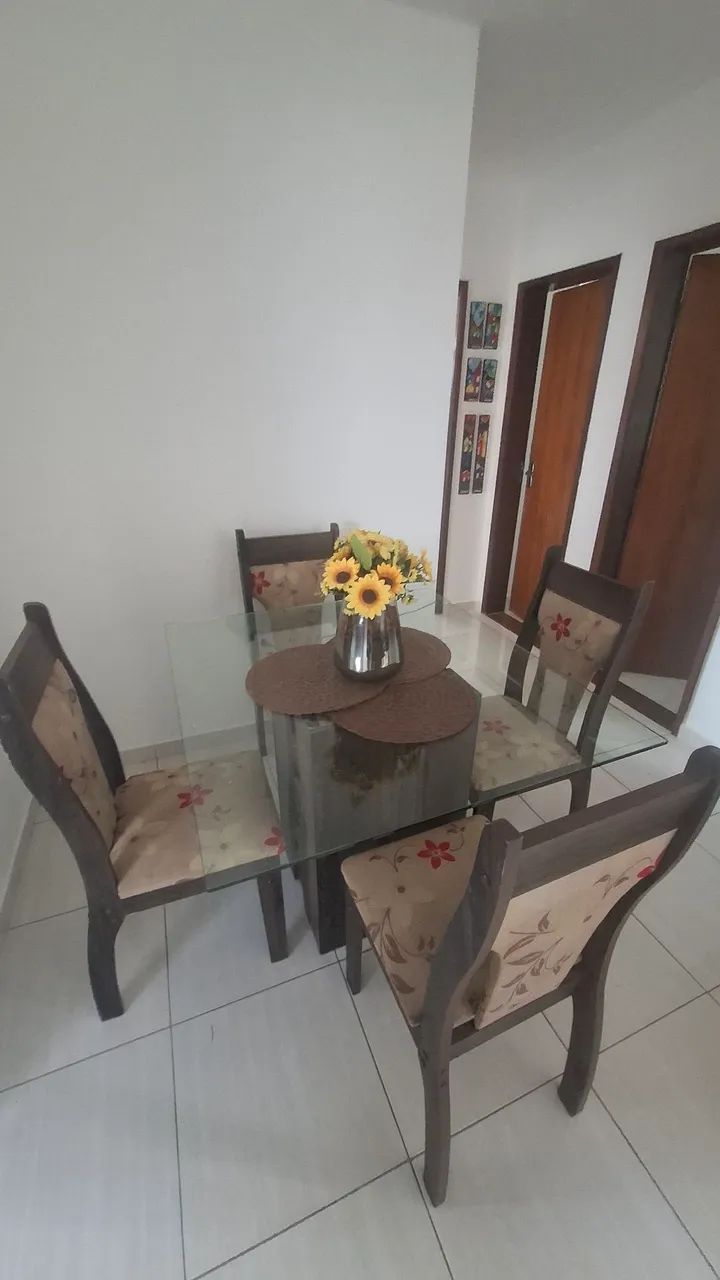 Mesa de jantar clm 4 cadeiras  - Foto 4