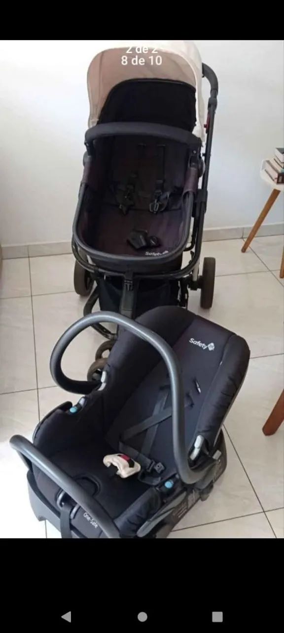 Carrinho Moisés, bebê conforto com Base