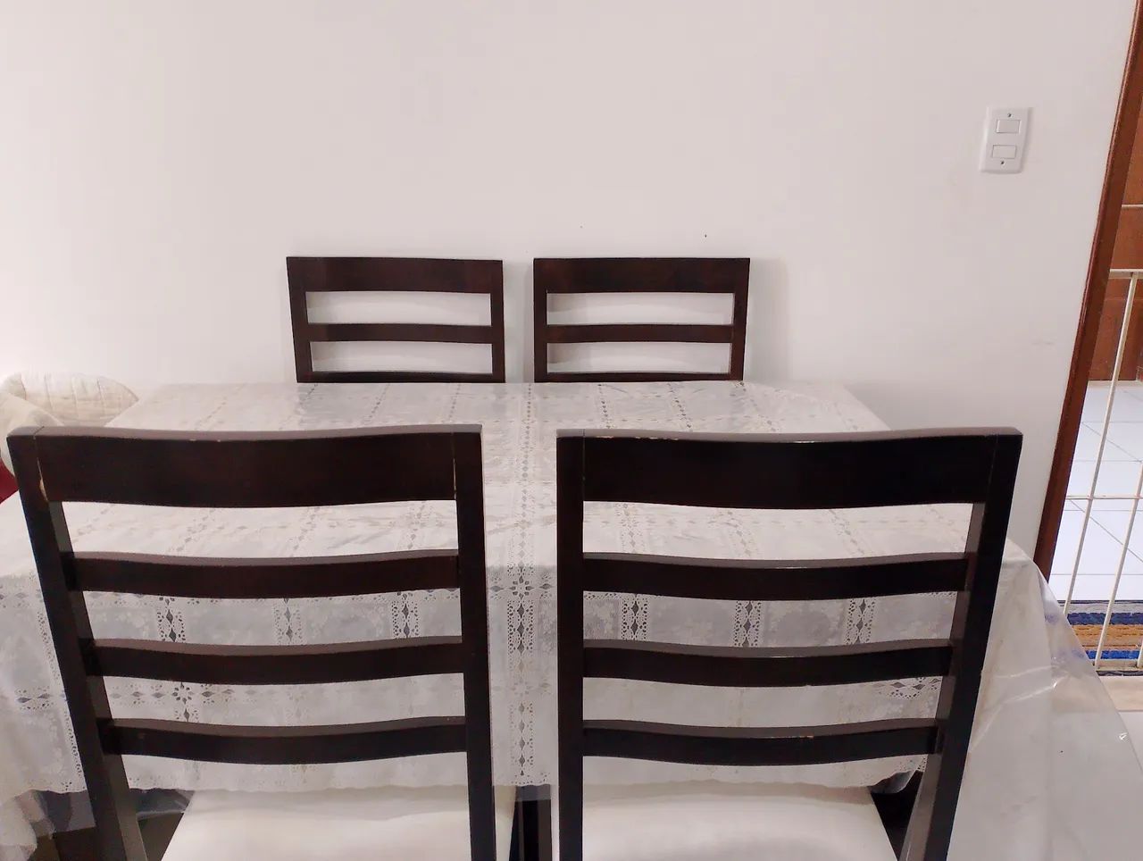 MESA DE JANTAR VIDRO 4 L - Foto 4
