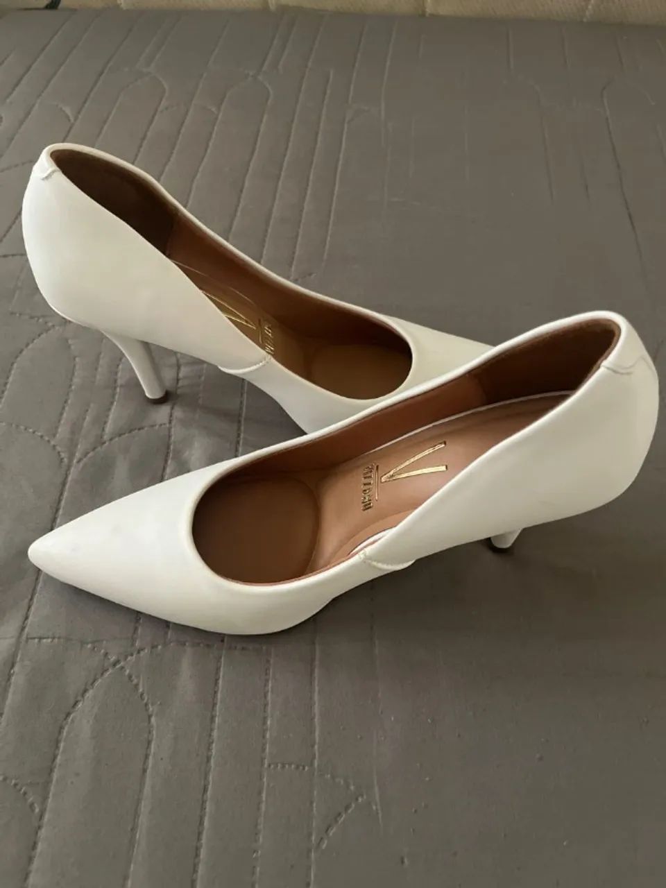 scarpin vizzano branco novo