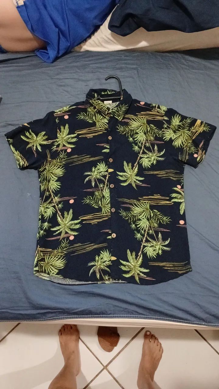 3 Camisas tecidos 14/16 anos - Foto 2