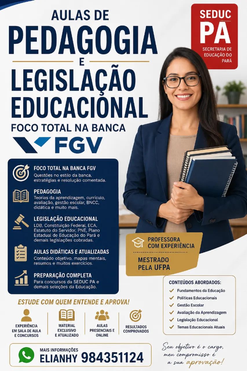Professor de Legislação Educacional