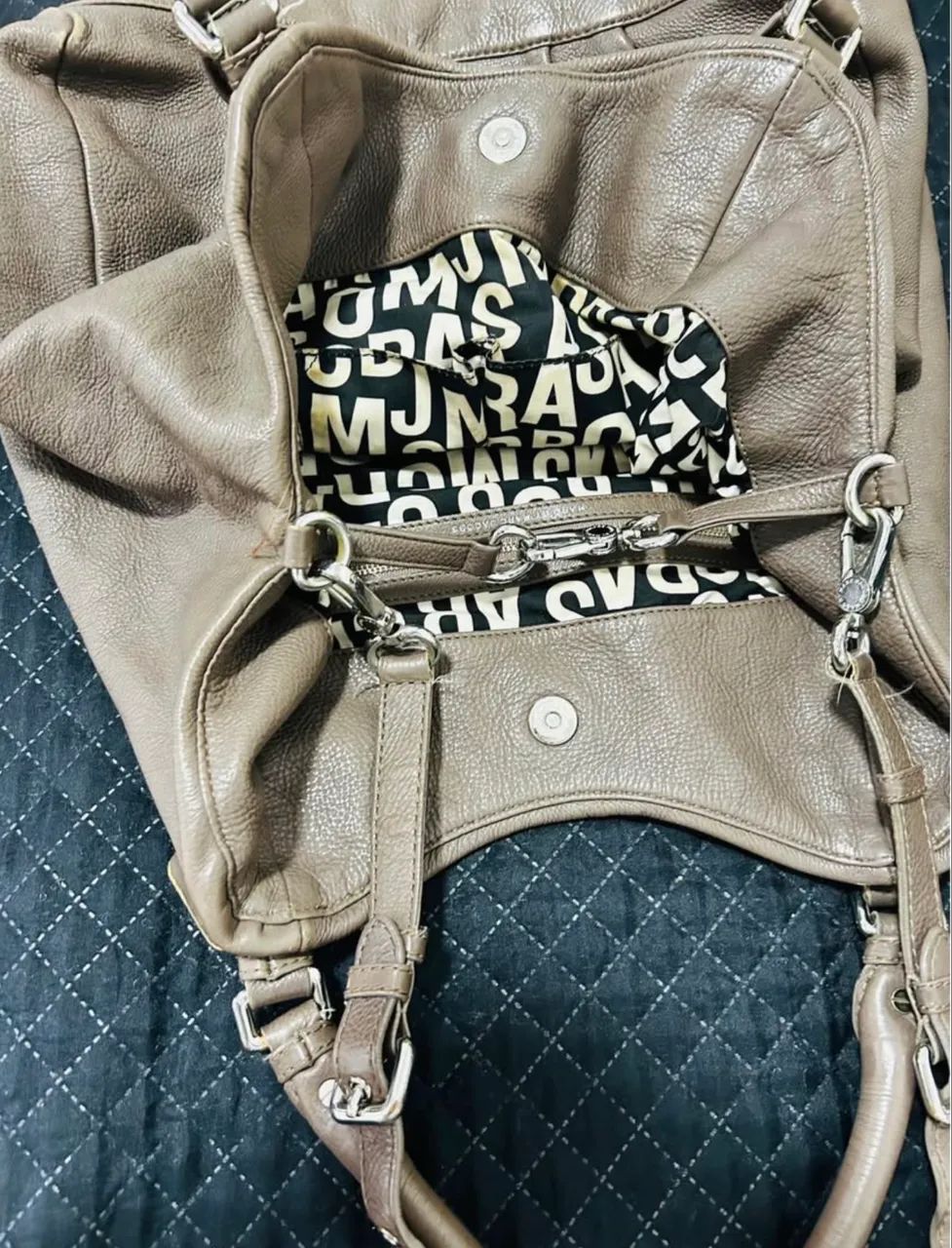 Bolsa grande em couro Marc Jacobs  - Foto 3