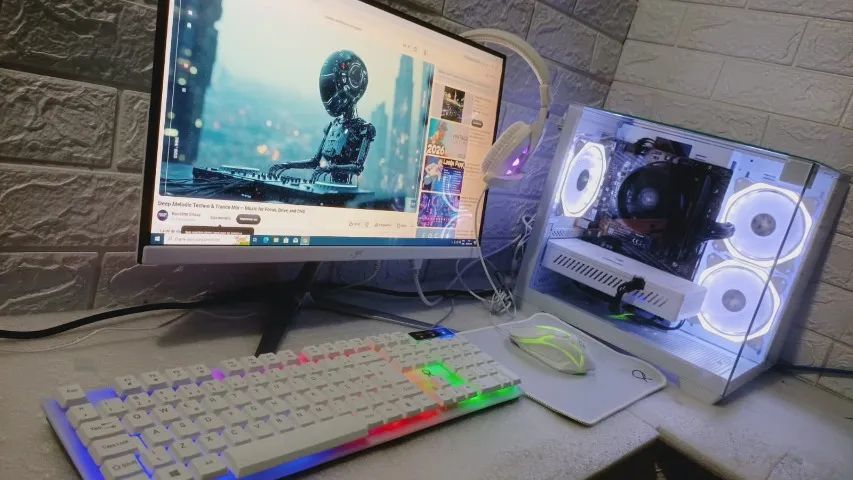 PC GAMER BRANCO - Foto 2