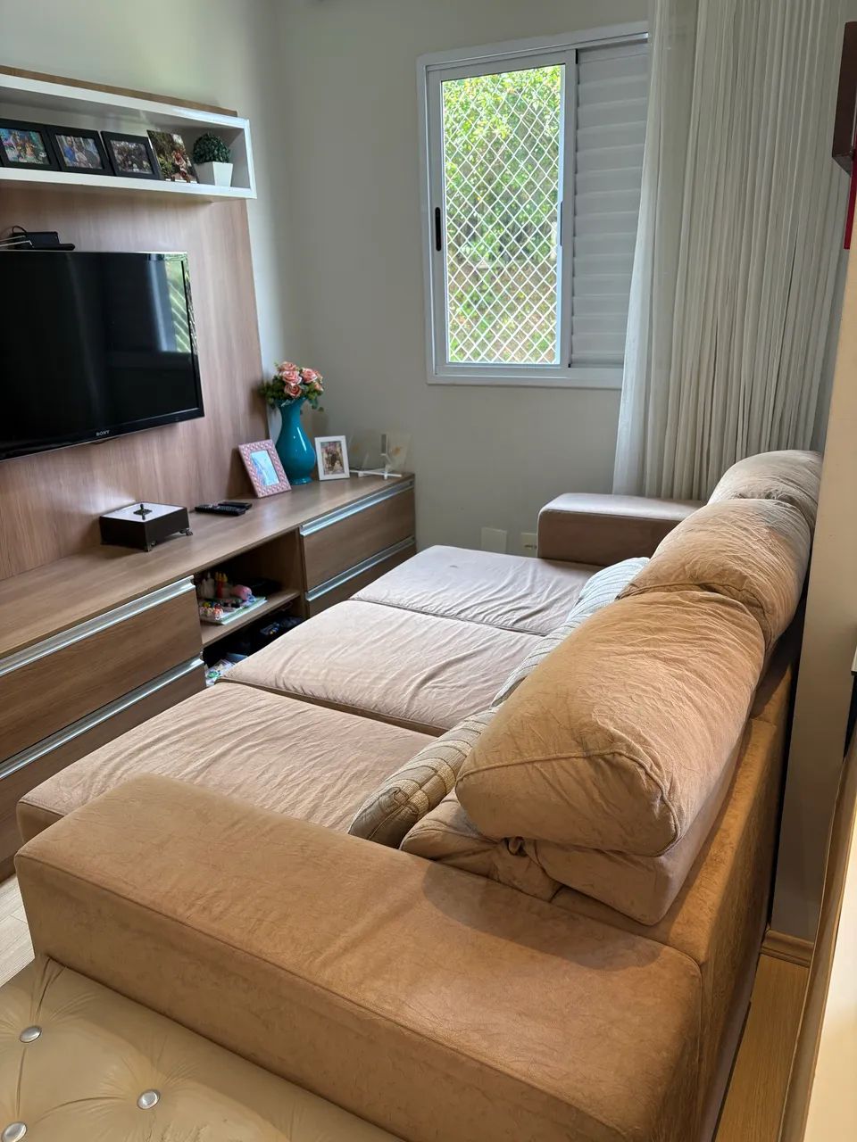 Vendo sofá 3 lugares retrátil  - Foto 2