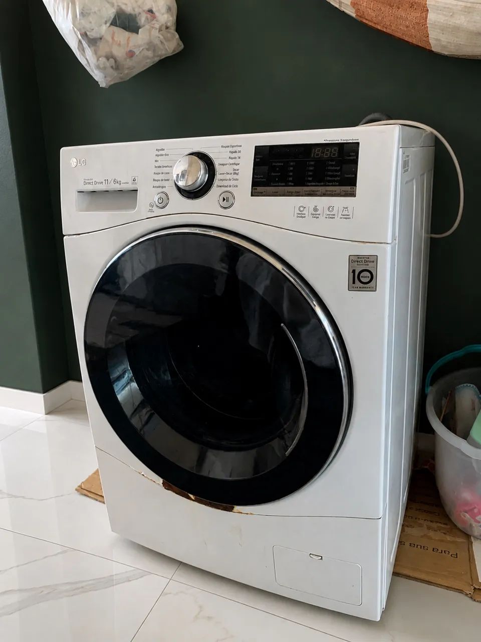 máquina de lavar LG 