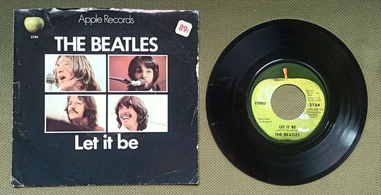 Compacto vinil Beatles "Let it be" (1st press - USA)