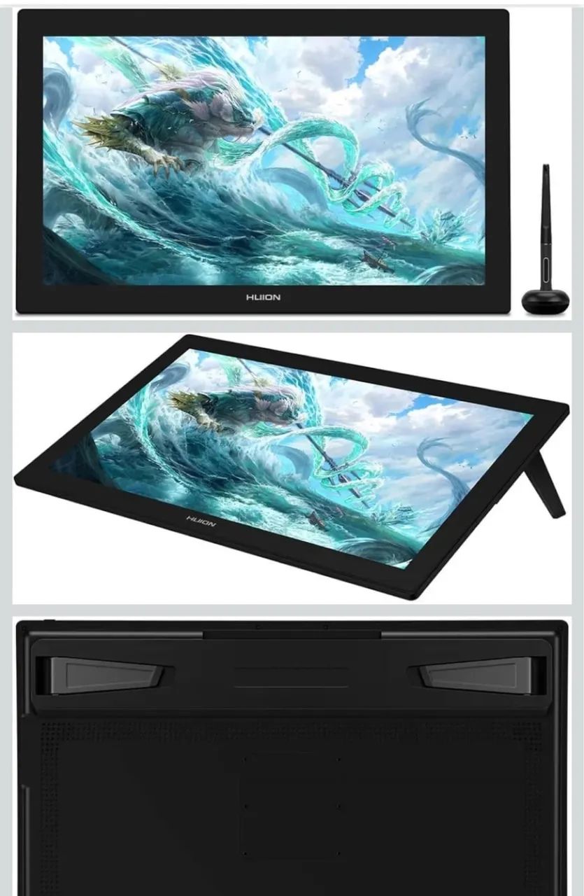 MESA DIGITALIZADORA GT2401 HUION KAMVAS PRO - TAMANHO 24", TELA UHD 4K (Lacrada sem uso) - Foto 3