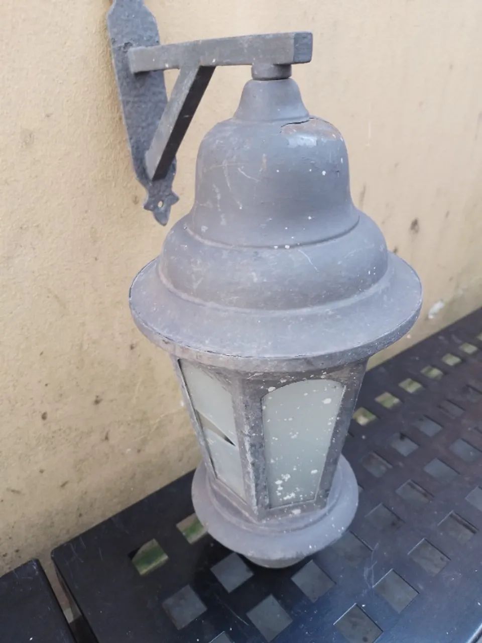 Lustre de ferro antigo de parede - Foto 5