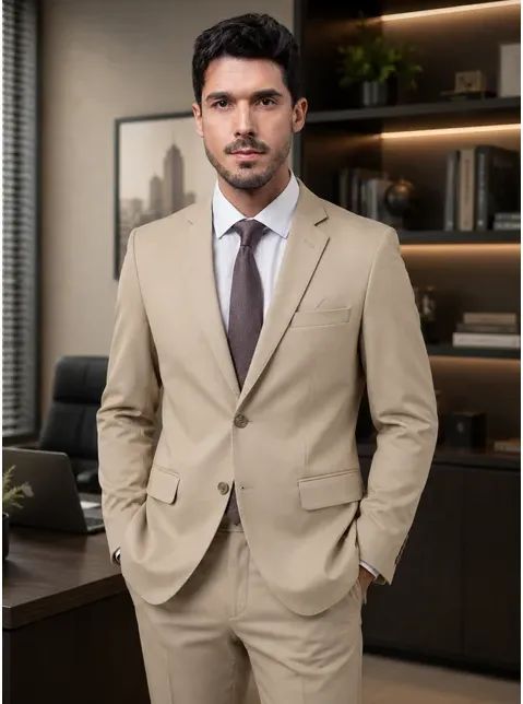 Terno Slim Poliviscose Homus  - Foto 2