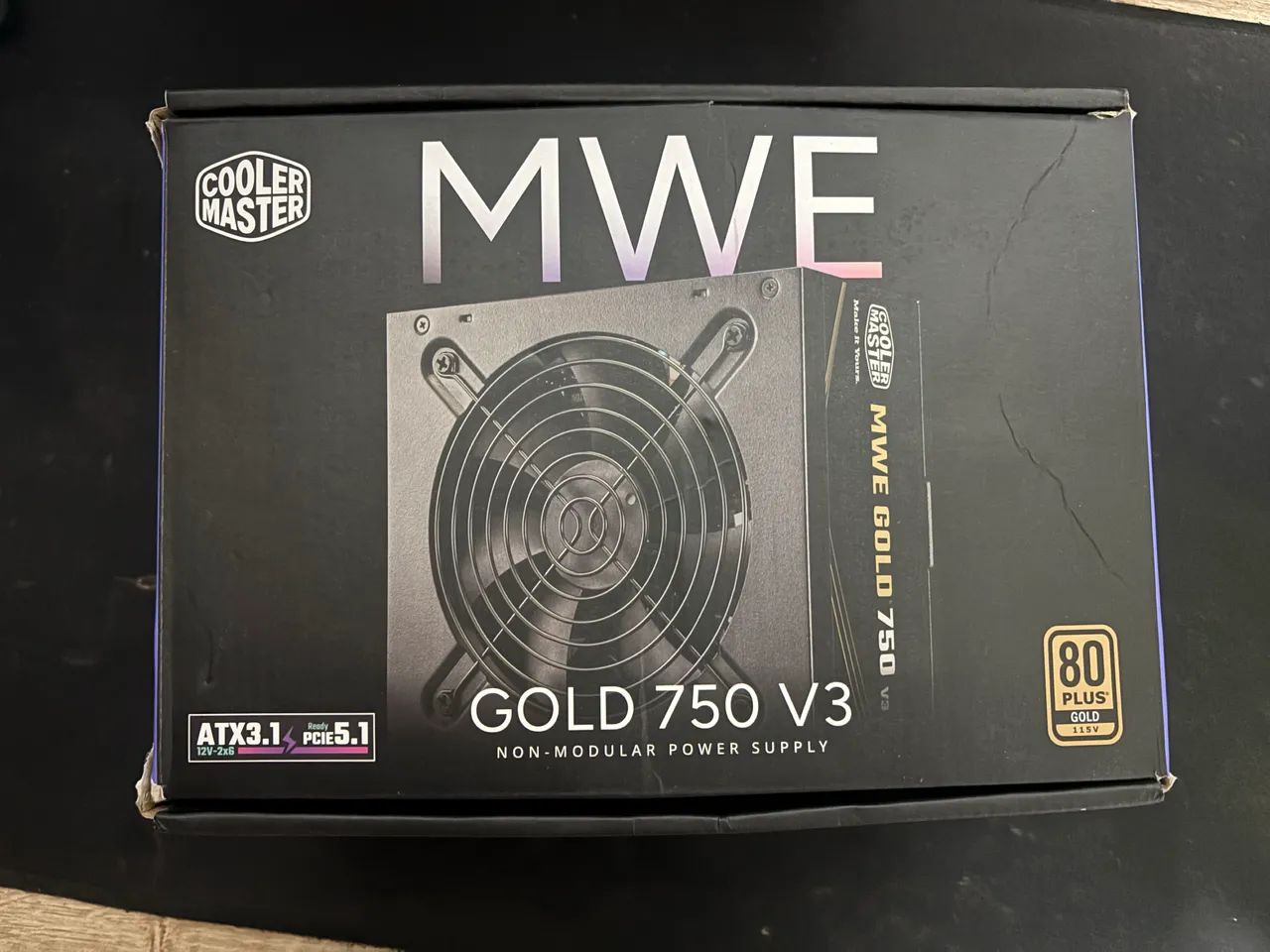 Fonte CoolerMaster MWE Gold 750 V3 750w
