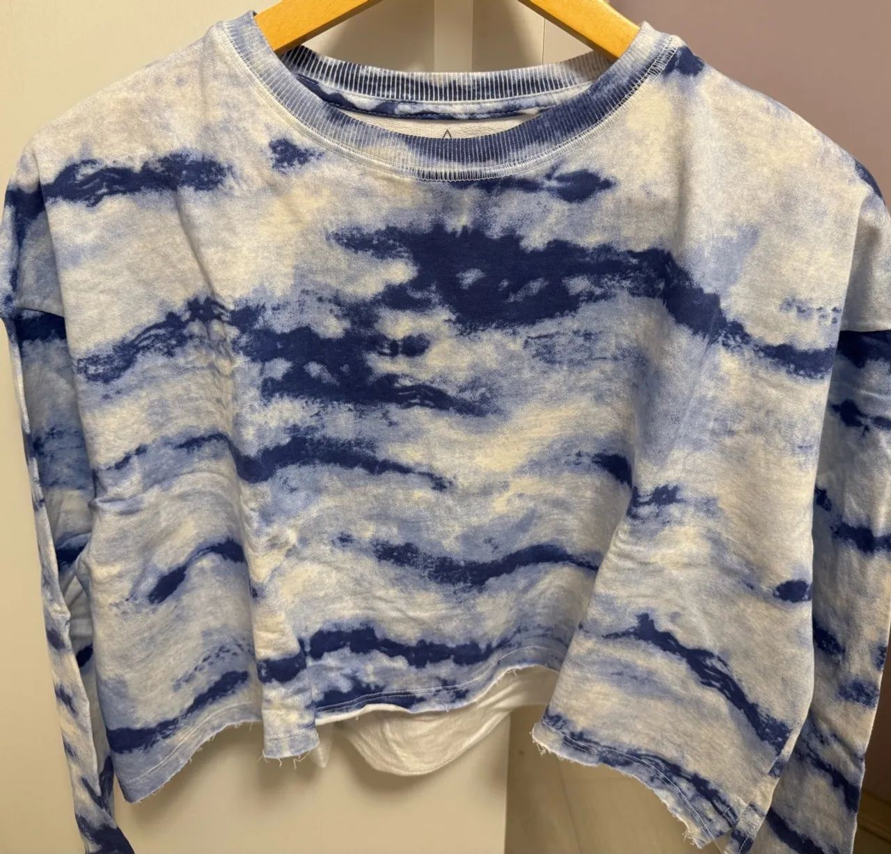 Conjunto de Moletom Tie Dye Azul - Foto 2