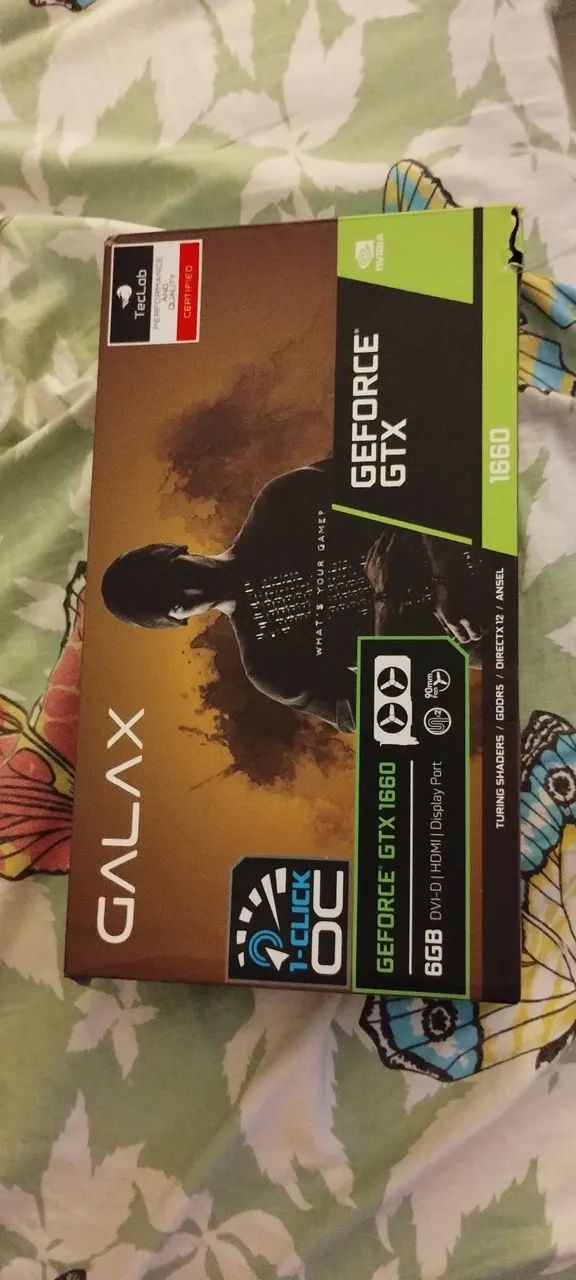 Placa de vídeo GTX 1660