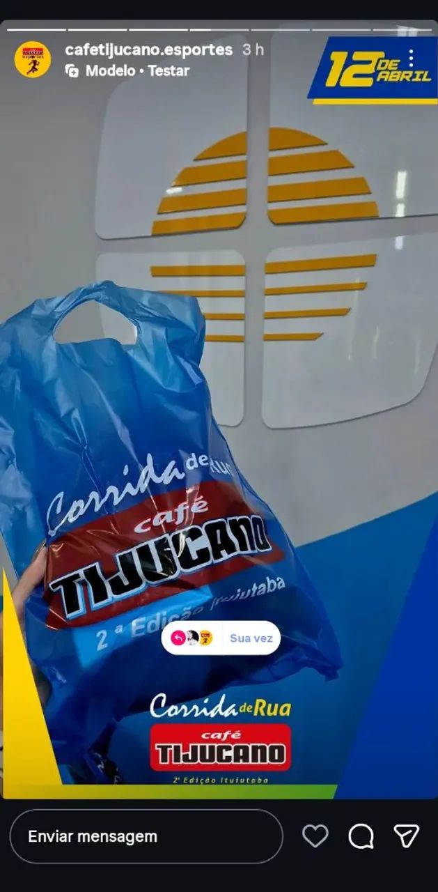Corrida - sacolas Personalizadas para eventos de corrida run