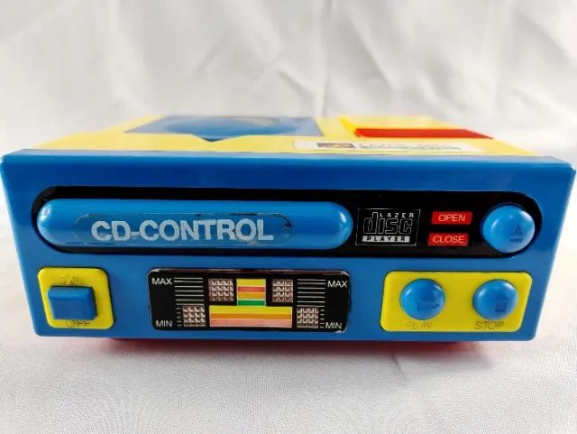 RARO BRINQUEDO LAZER-DISC MUSIC PLAYER - CD-CONTROL - FUNCIONANDO - Foto 3
