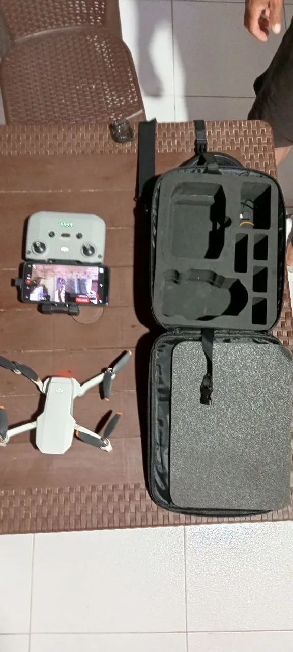 Drone dji mini 4k super novo com case de transporte  - Foto 3