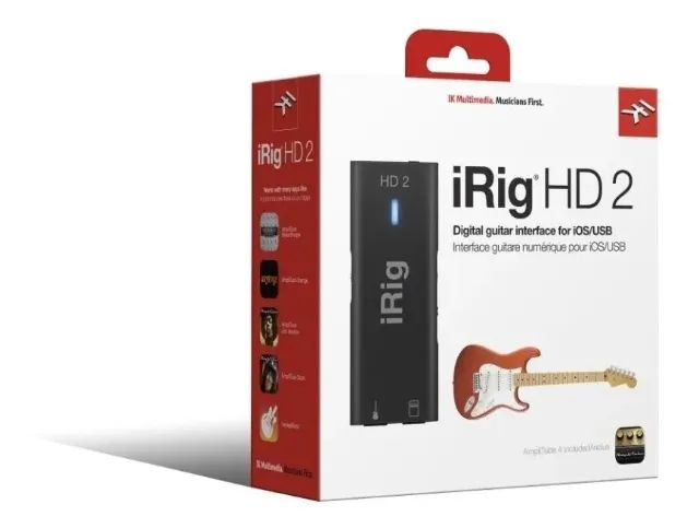 Interface IK Multimedia iRig HD 2 Conversão 24bit 96kHz  - Foto 2