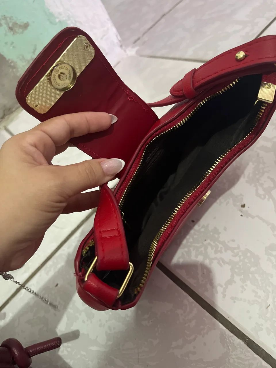 Bolsa vermelha  - Foto 3