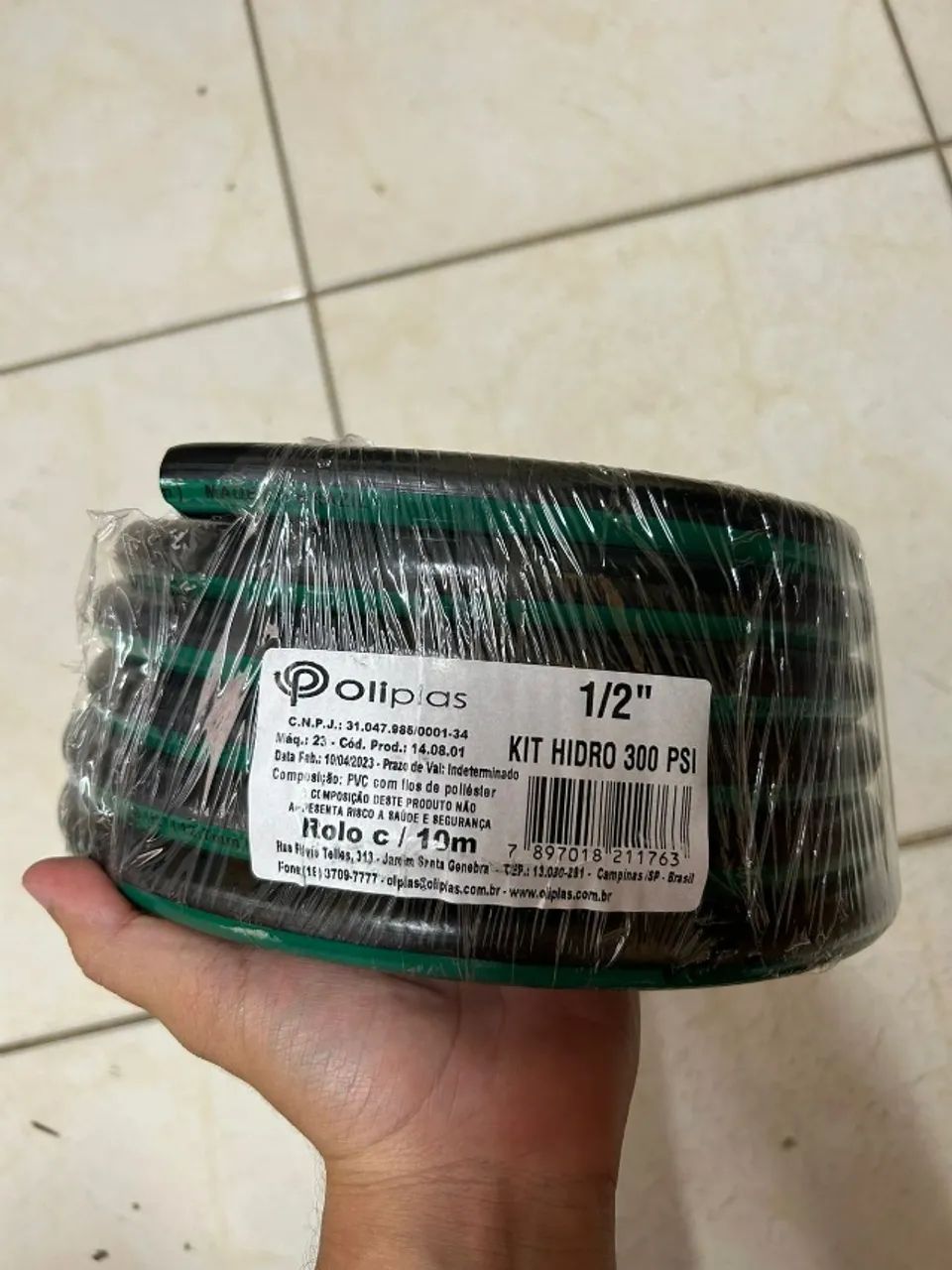 Mangueiras PT300 1/2 rubber agua C/tarja verde reforçada - Foto 5