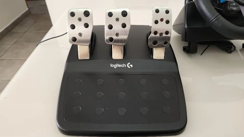 Logitech G29 Driving Force + Câmbio e Pedais ? Impecável - Foto 5