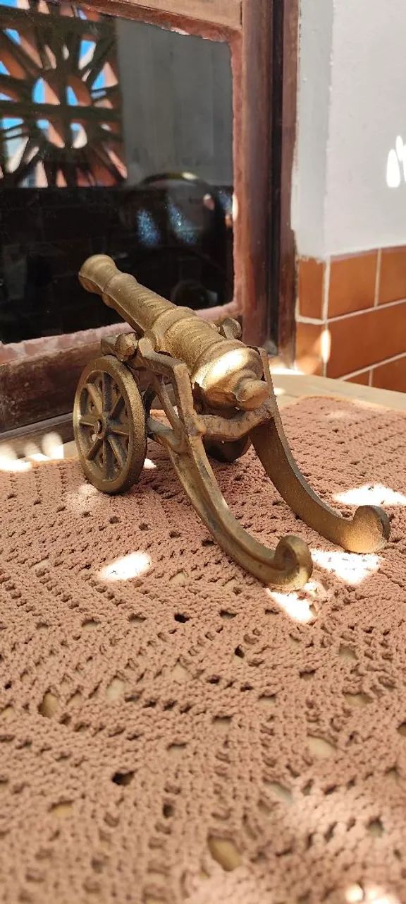 Canhão Decorativo em Ferro Fundido , aproximadamente 30 cm - Foto 3