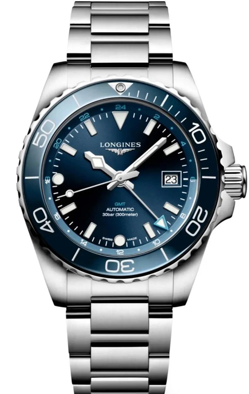 Relógio Longines Automático GMT Pulseira de Aço  - Foto 2