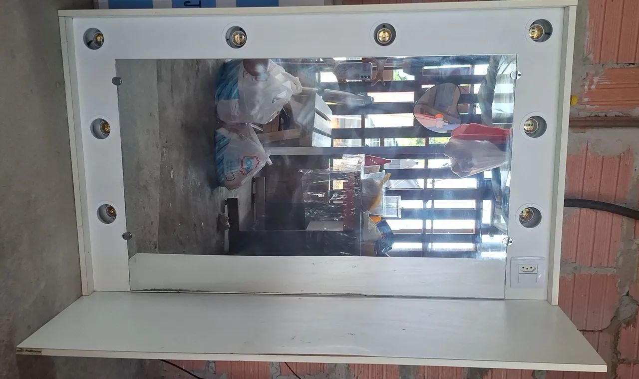 Penteadeira Camarim com Espelho e Iluminação ACEITO PROPOSTA 