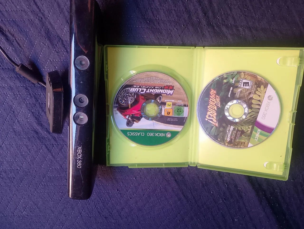 KINECT XBOX 360 + JOGOS