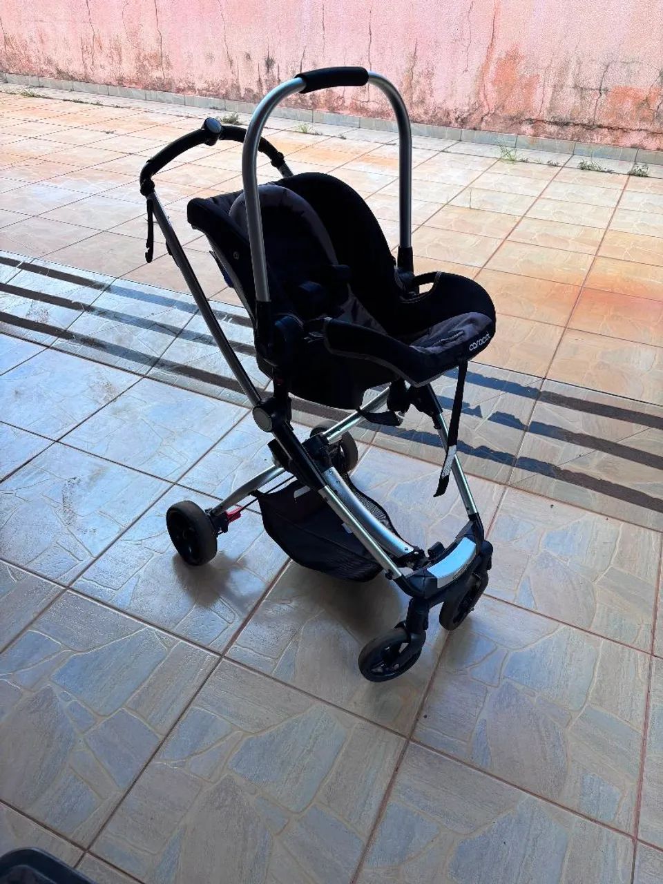 Carrinho de bebe Moisés com bebê conforto  - Foto 5