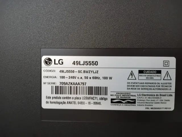 TV LG 49 Polegadas Full HD 49LJ5550 - Foto 3