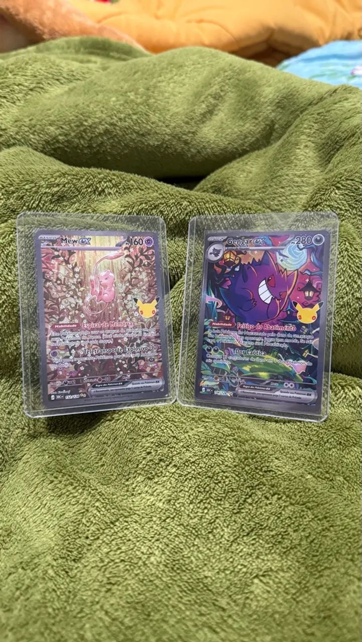 Gengar e Mew (Coleção Pokemon 30 anos)