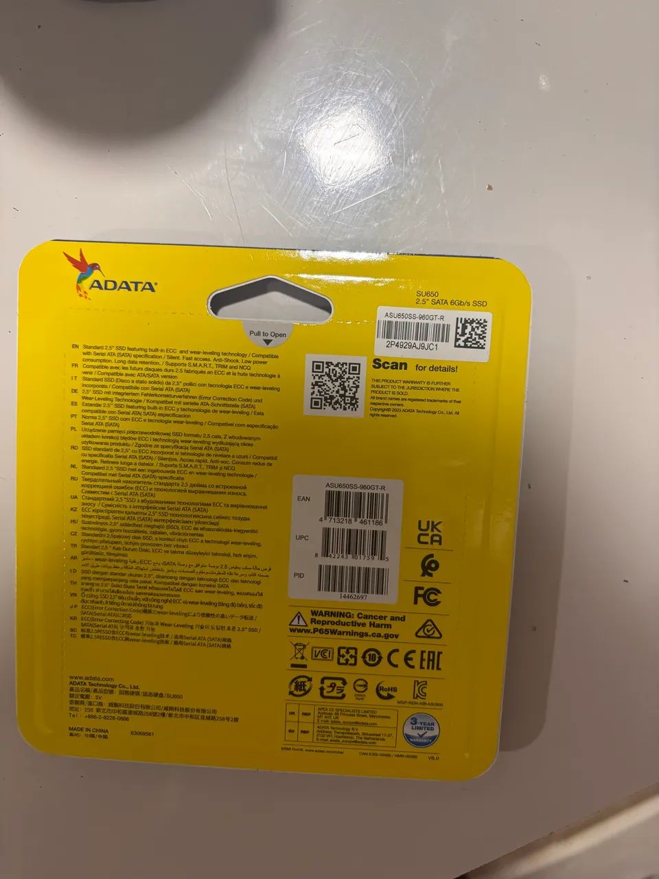 SSD ADATA 1TB (Lacrado) - Foto 2