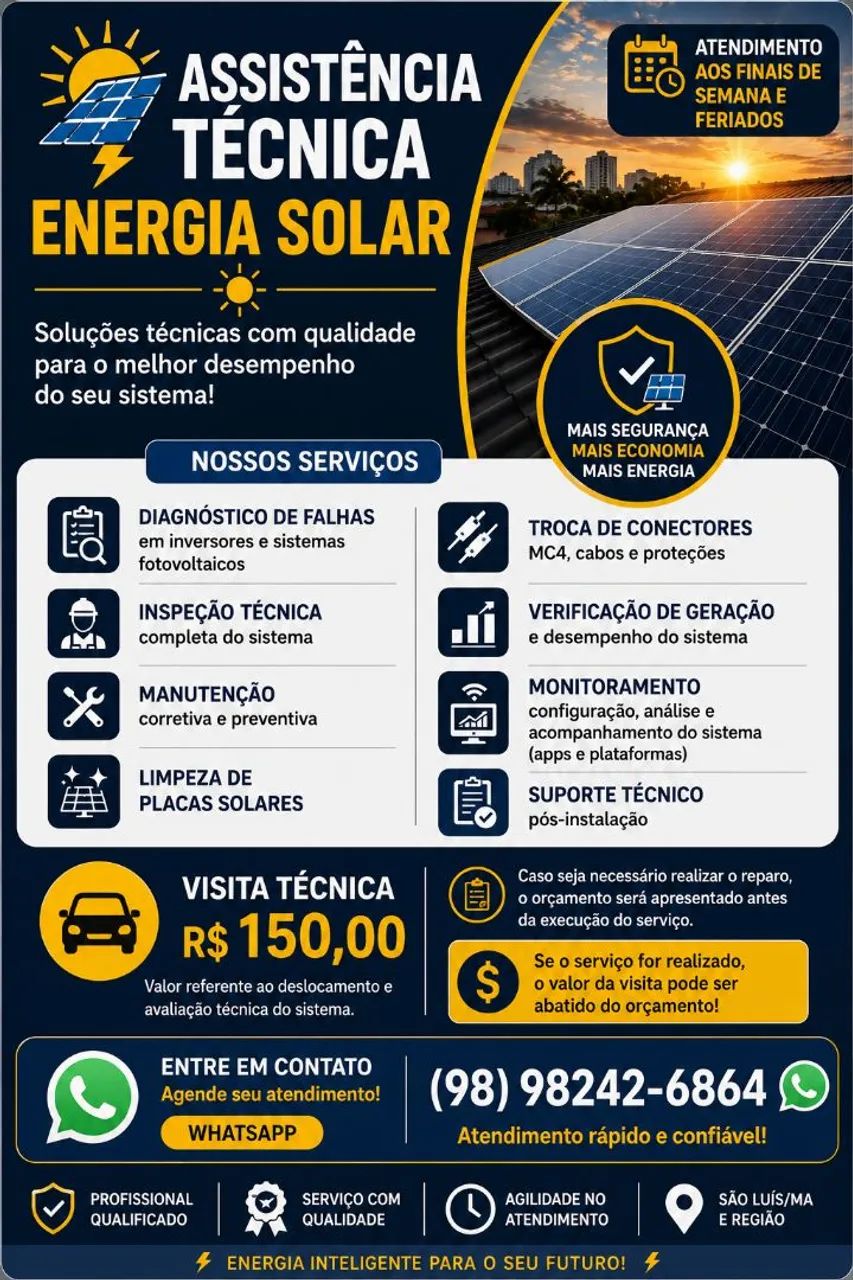 Inspeção e Diagnóstico de Sistemas de Energia Solar