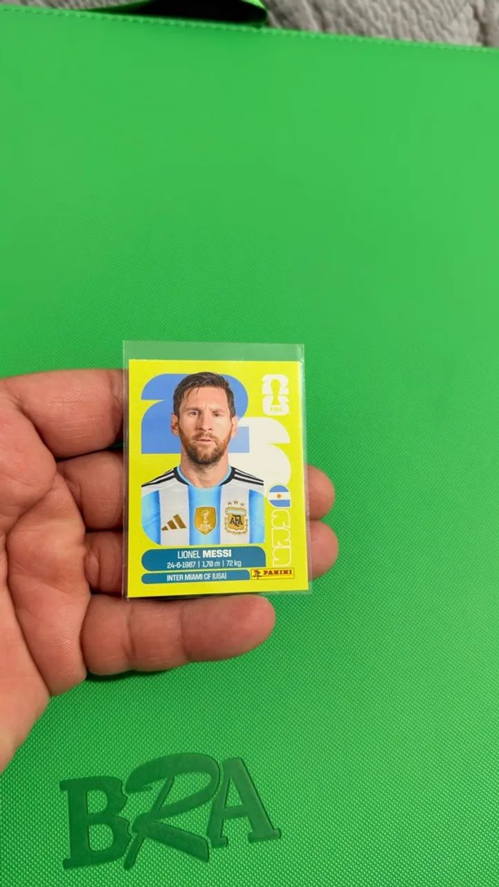 Figurinha Messi united edition - Suíça 