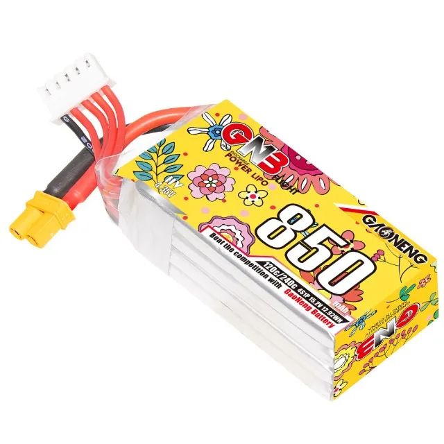 Bateria GNB 850mah 4S (KIT com 4) - Foto 2