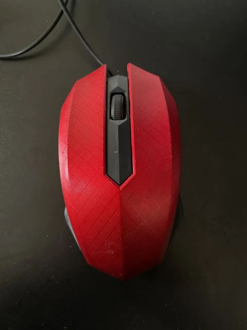 mouse óptico 3d com fio vermelho - Foto 2