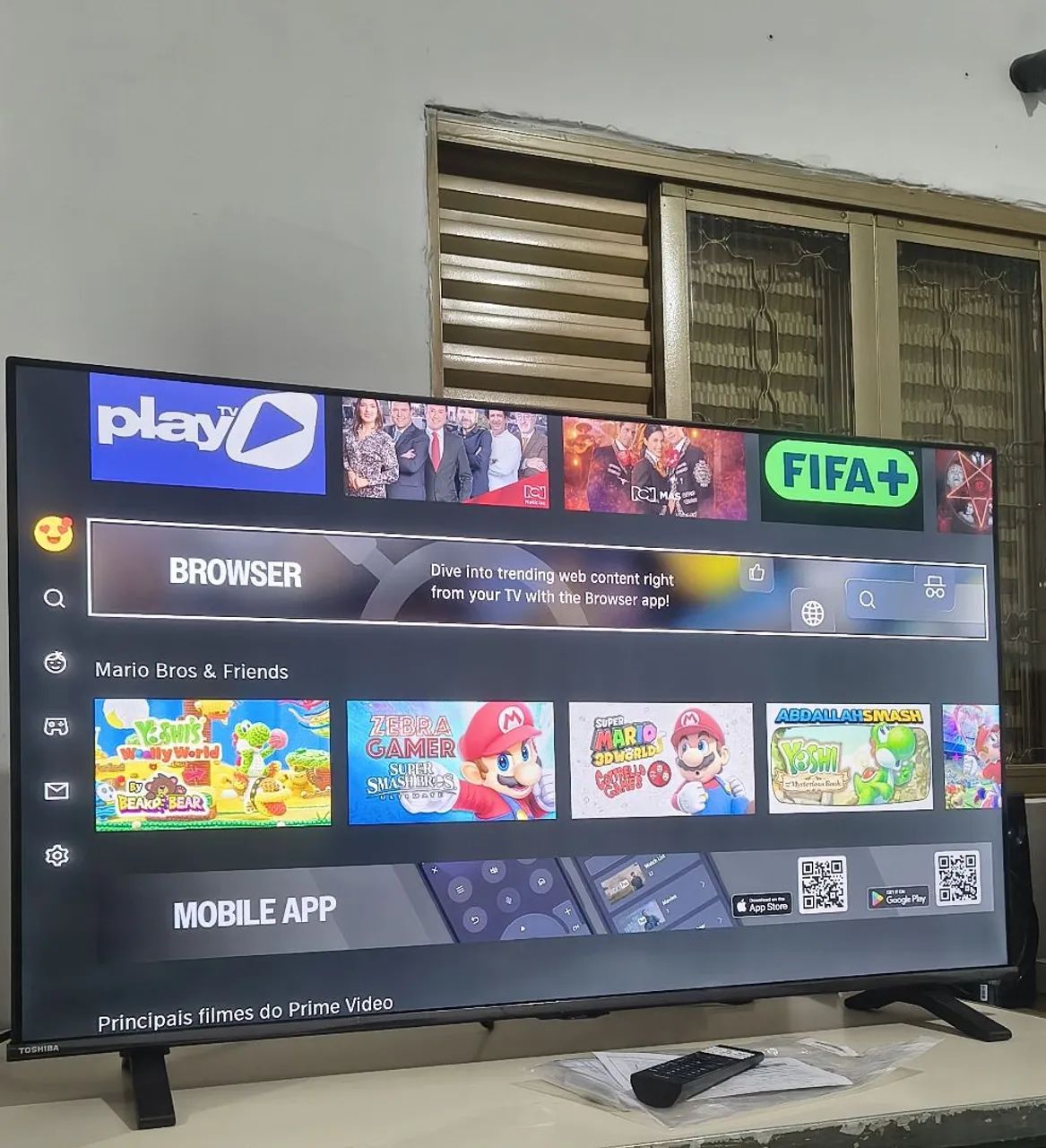 Smartv 50 4k nova nota troco entrego  - Foto 2