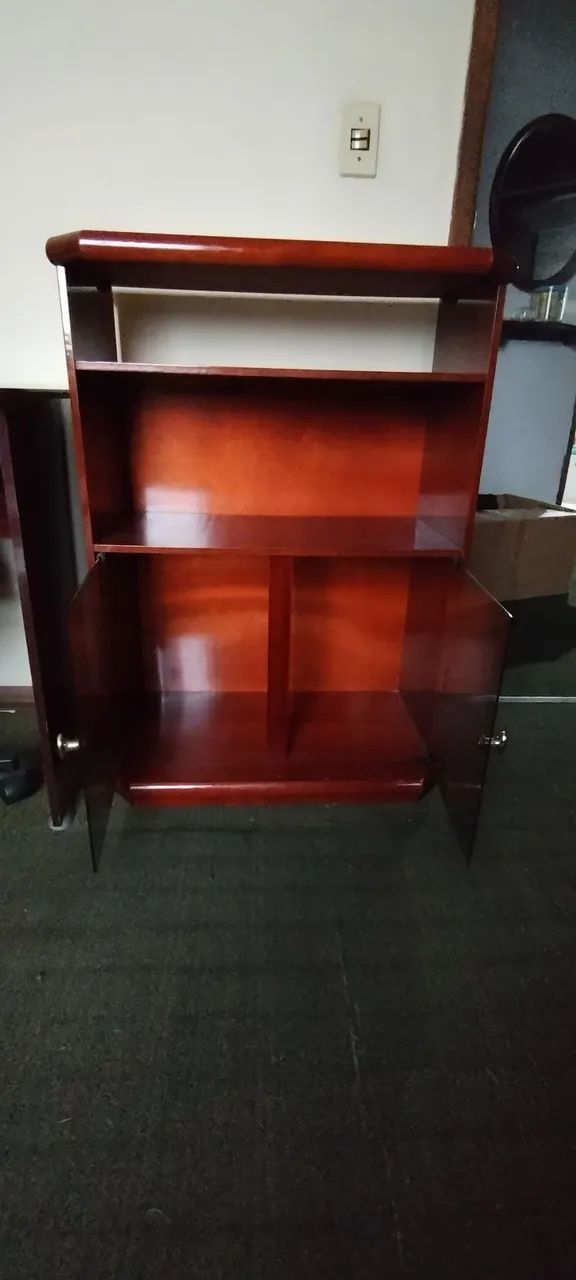 Rack estante para TV com armário e prateleiras - Foto 2