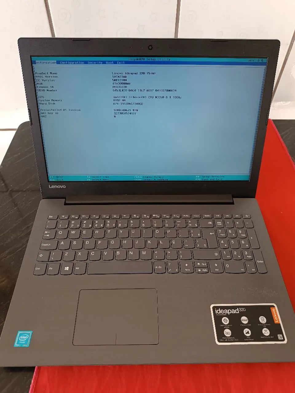 Notebook Lenovo Ideapad 320-151AP