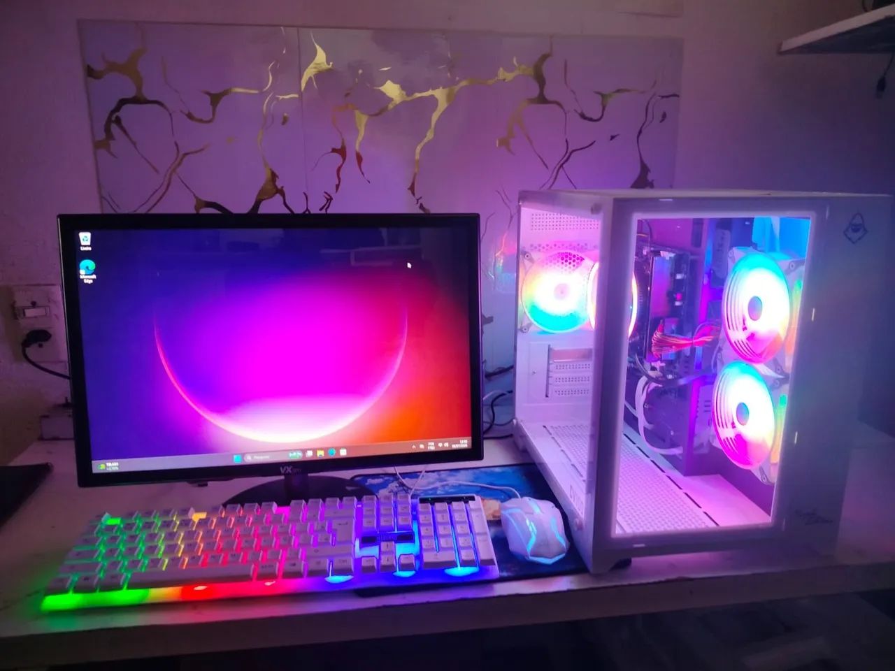 PC GMAER COMPLETO I3 9 GERAÇÃO DDR4 SSD FAN RGB  - Foto 2