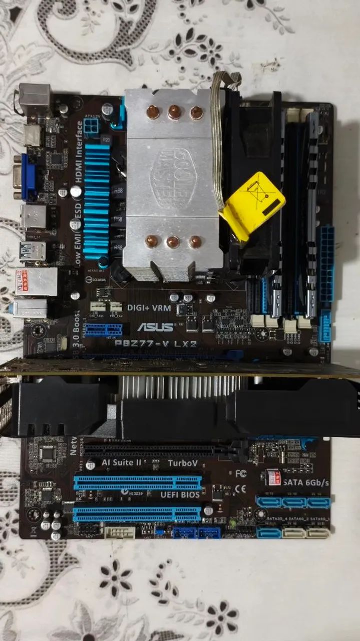 Kit Gamer: ASUS P8Z77-V + Intel Core i7 3770k + 16GB RAM + RX 550