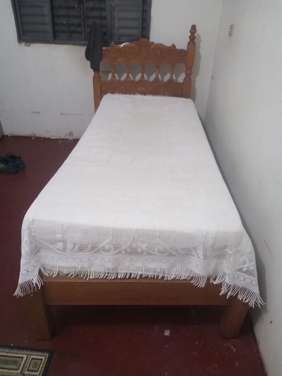 Cama Solteiro Colonial Cerejeira Maciça  - Foto 2